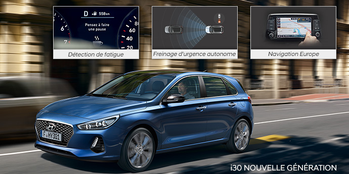 Offre du mois - i30 Nouvelle Génération à partir de 335€/mois