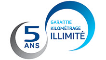 Garantie 5 ans Km illimités