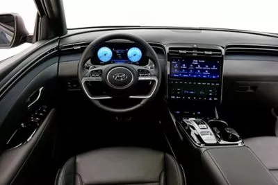 Photo du design intérieur épuré du SUV compact Hyundai TUCSON Nouvelle Génération.